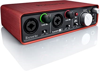 Interface de áudio - Focusrite