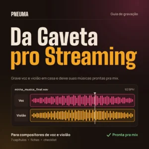 Da Gaveta pro Streaming - Guia de Gravação